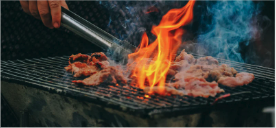 Steps of preparation before grilling